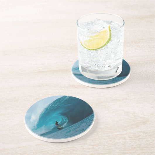 En Grès Dessous de verre de surf (Côté)