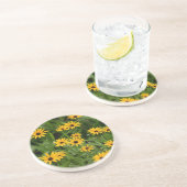 En Grès Dessous de verre de Susans à l'oeil noir (Côté)