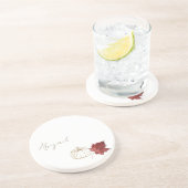 En Grès Dessous de verre de table de Citrouille Thanksgivi (Côté)