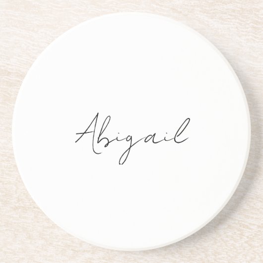 En Grès Dessous de verre de table de vacances personnalisé (Devant)