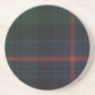 En Grès Dessous de verre de tartan d'Armstrong de clan