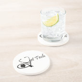 En Grès dessous de verre de technologie de vétérinaire (Côté)