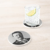 En Grès Dessous de verre de Teddy Roosevelt (Côté)