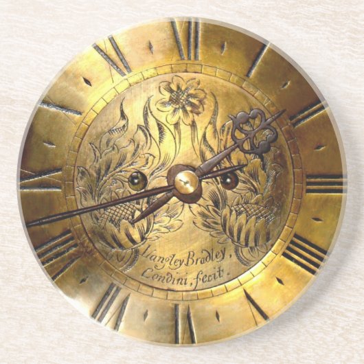 En Grès Dessous de verre de temps de partie (Devant)