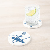 En Grès Dessous de verre de tennis, personnaliser (Côté)