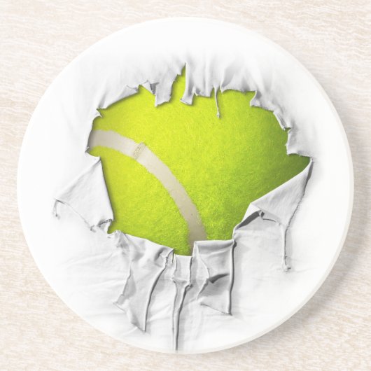 En Grès Dessous de verre de tennis Torn (Devant)