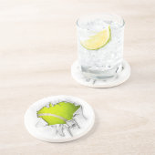 En Grès Dessous de verre de tennis Torn (Côté)