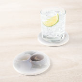 En Grès Dessous de verre de thé de Londres (Côté)