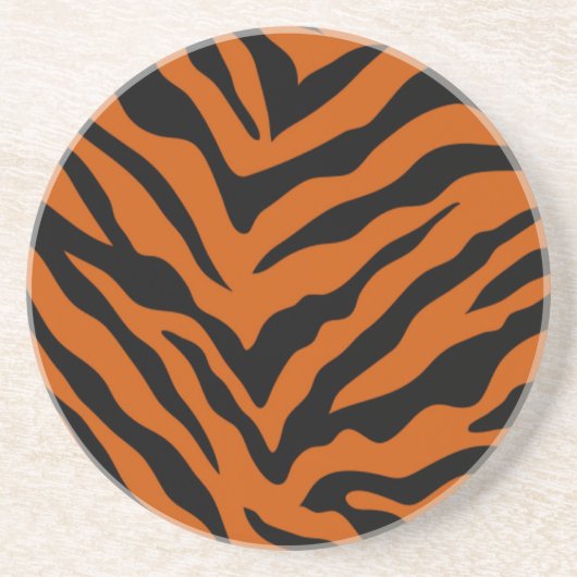 En Grès Dessous de verre de tigre (Devant)