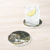 En Grès Dessous de verre de tigre (Côté)