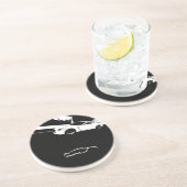 En Grès Dessous de verre de tir de roulement de Nissan (Côté)