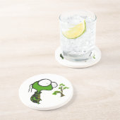 En Grès Dessous de verre de tortue de bonsaïs (Côté)