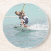 En Grès Dessous de verre de tour de Wakeboarding (Devant)