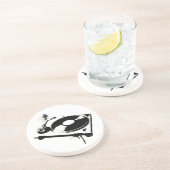 En Grès Dessous de verre de Tourne-disque DJ Deejay | Cadr (Côté)