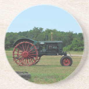 En Grès Dessous de verre de tracteur agricole