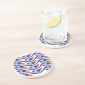 En Grès dessous de verre de tulipe turc (Côté)