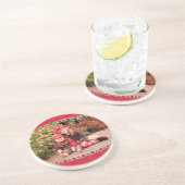 En Grès Dessous de verre de vacances photo (Côté)