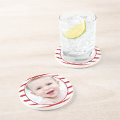 En Grès Dessous de verre de vacances photo (Côté)