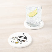 En Grès Dessous de verre de vache (Côté)