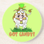 En Grès Dessous de verre de vache à bonbons (Devant)