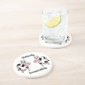 En Grès Dessous de verre de vaches (Côté)