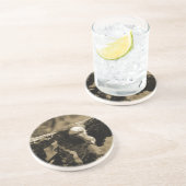 En Grès Dessous de verre de vautour (Côté)