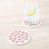 En Grès Dessous de verre de vol de porcs (Côté)