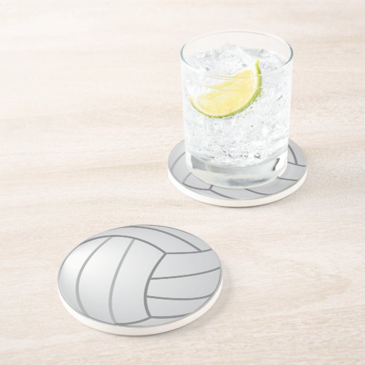 En Grès Dessous de verre de volleyball (Côté)