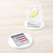 En Grès Dessous de verre de Washington DC (Côté)