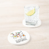 En Grès Dessous de verre de WCMF (Côté)