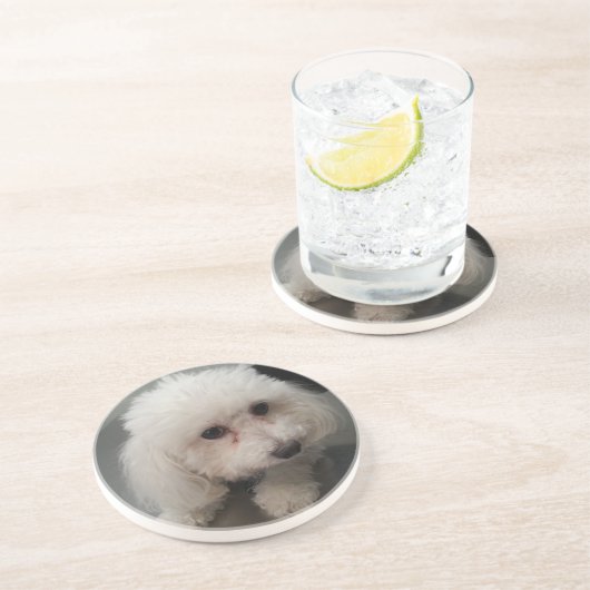 En Grès dessous de verre de Zoe (Côté)