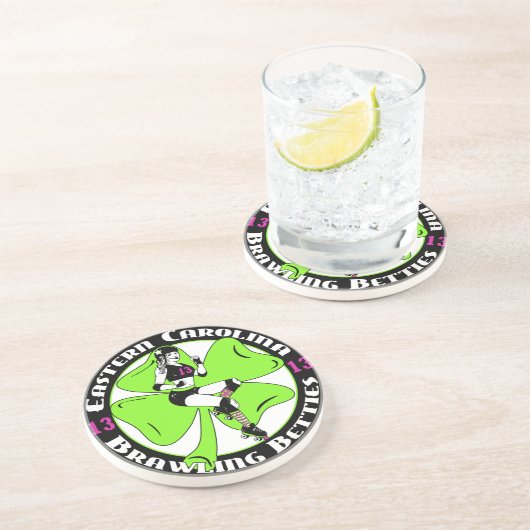 En Grès Dessous de verre d'ECBB (Côté)