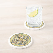 En Grès dessous de verre décoratifs ruche (Côté)