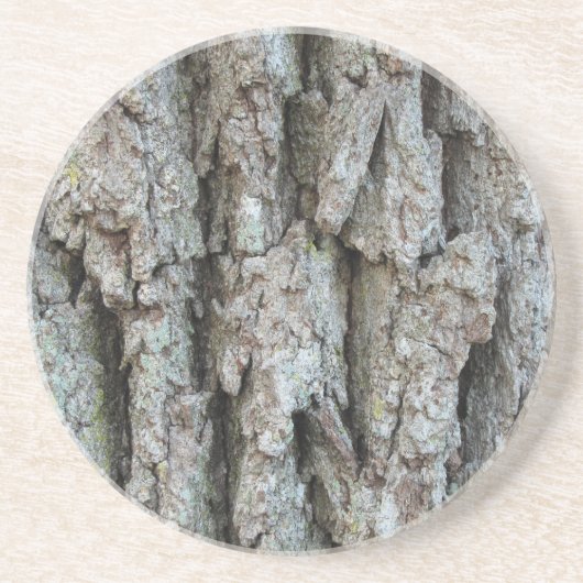 En Grès Dessous de verre d'écorce d'arbre (Devant)