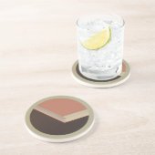 En Grès Dessous de verre DecoSphere (mauve) (Côté)