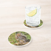 En Grès Dessous de verre d'écureuil gris (Côté)