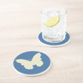 En Grès Dessous de verre dentelle papillon (Côté)