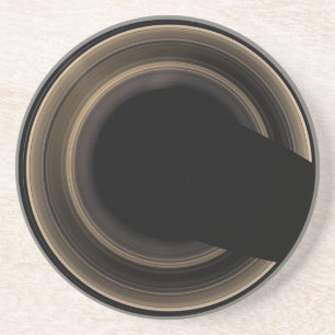 En Grès Dessous de verre des anneaux de Saturn