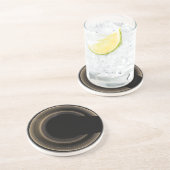 En Grès Dessous de verre des anneaux de Saturn (Côté)