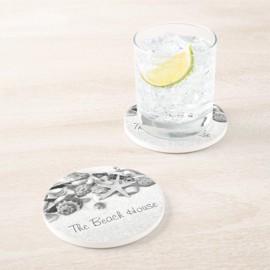 En Grès Dessous de verre des coquillages (Côté)