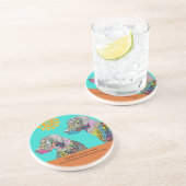 En Grès Dessous de verre des Grands Danois (Côté)