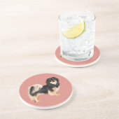 En Grès Dessous de verre d'espagnol tibétain (trois couleu (Côté)