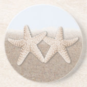 En Grès Dessous de verre d'étoiles de mer (Devant)