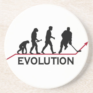 En Grès Dessous de verre d'évolution d'hockey