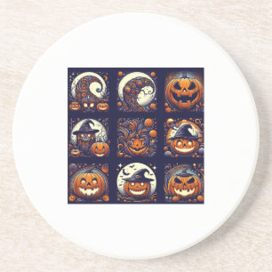 En Grès Dessous de verre d'Halloween