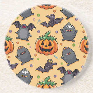 En Grès dessous de verre d'halloween