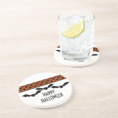 En Grès Dessous de verre d'Halloween de Glam Bats dans le  (Côté)