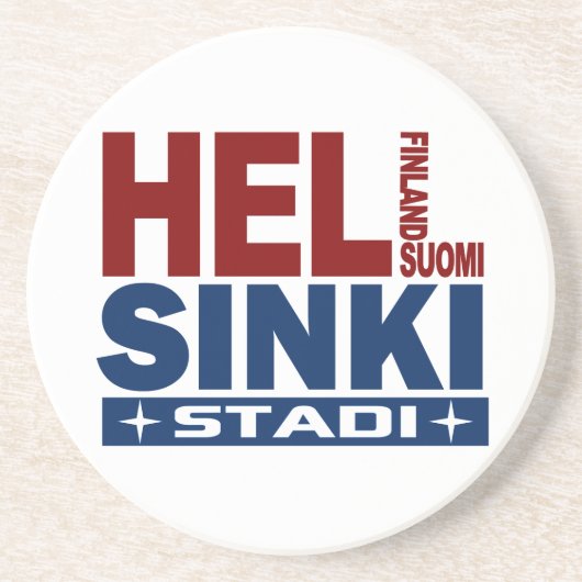 En Grès Dessous de verre d'Helsinki (Devant)