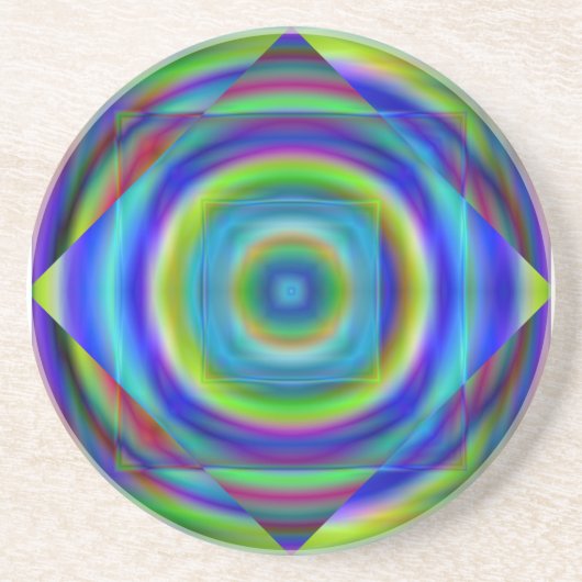 En Grès dessous de verre d'illusion (Devant)