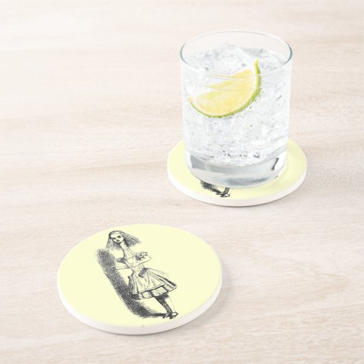 En Grès Dessous de verre d'illustration d'Alice (Côté)